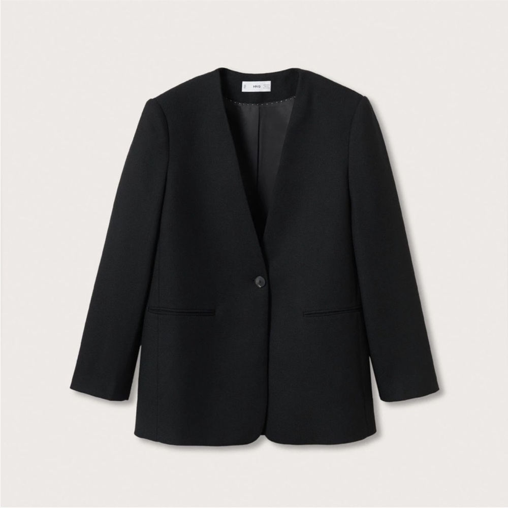 Mango black blazer